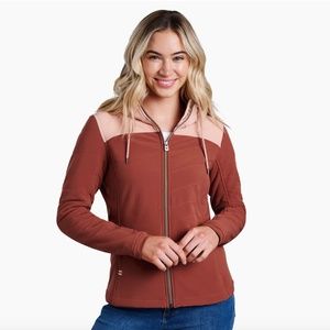 Kuhl Aero Fleece Jacket Small Rust